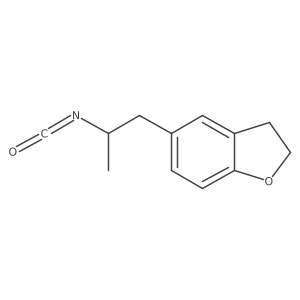 5-(2-Isocyanatopropyl)-2,3-dihydro-1-benzofuran Structure
