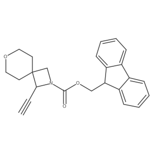 (9H-fluoren-9-yl)methyl 1-ethynyl-7-oxa-2-azaspiro[3.5]nonane-2-carboxylate Structure