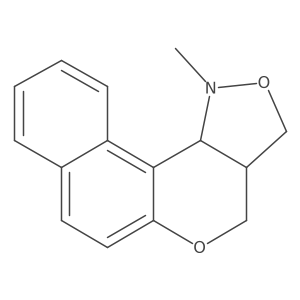 1-methyl-1,3a,4,11c-tetrahydro-3H-benzo[5,6]chromeno[4,3-c]isoxazole Structure