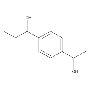(1R)-1-[4-[(1S)-1-hydroxyethyl]phenyl]propan-1-ol结构式