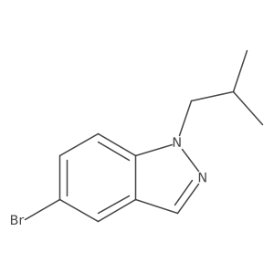 5-Bromo-1-isobutyl-1H-indazole结构式