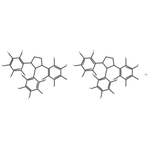 1,1a(2),2,2a(2),4,4a(2)-Hexakis(pentafluorophenyl)-ferrocene结构式
