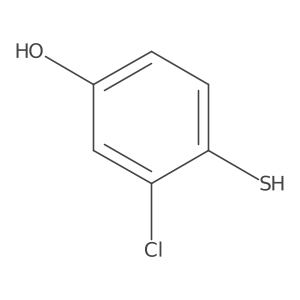 2-Chloro-4-hydroxythiophenol结构式