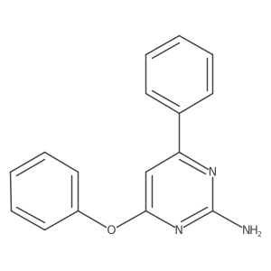 4-Phenoxy-6-phenyl-2-pyrimidinamine结构式