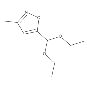 5-(Diethoxymethyl)-3-methylisoxazole结构式