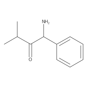 1-Amino-3-methyl-1-phenylbutan-2-one结构式