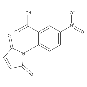 2-(2,5-Dioxo-2,5-dihydro-1H-pyrrol-1-YL)-5-nitrobenzoic acid结构式