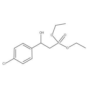 Diethyl [(2S)-2-(4-chlorophenyl)-2-hydroxyethyl]phosphonate结构式