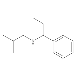 (2-Methylpropyl)(1-phenylpropyl)amine结构式