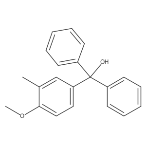 4-Methoxy-3-methyl-I+/-,I+/--diphenylbenzenemethanol Structure