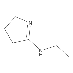 N-ethyl-3,4-dihydro-2H-pyrrol-5-amine结构式