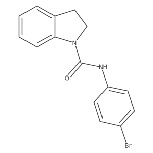 N-(4-bromophenyl)indoline-1-carboxamide Structure