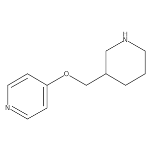 4-(Piperidin-3-ylmethoxy)pyridine Structure