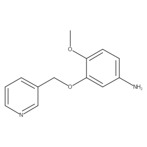 4-Methoxy-3-(pyridin-3-ylmethoxy)aniline结构式