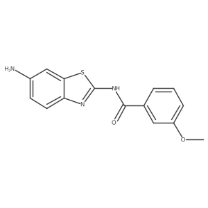 N-(6-Amino-2-benzothiazolyl)-3-methoxybenzamide Structure