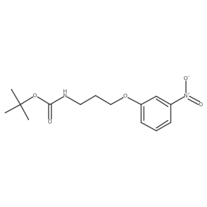 tert-Butyl 3-(3-nitrophenoxy)propylcarbamate结构式