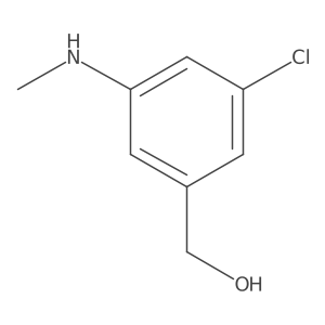 [3-chloro-5-(methylamino)phenyl]methanol Structure