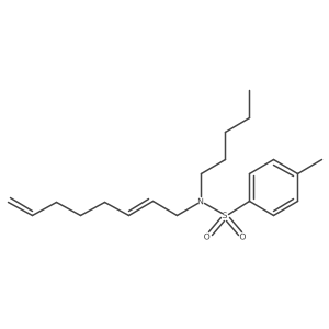 Benzenesulfonamide, 4-methyl-N-2,7-octadienyl-N-pentyl-, (E)-结构式