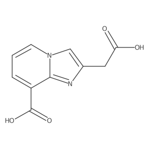 8-Carboxyimidazo[1,2-a]pyridine-2-acetic acid Structure