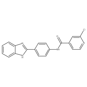 N-[4-(1H-1,3-benzodiazol-2-yl)phenyl]-2-chloropyridine-4-carboxamide Structure