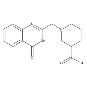 1-[(4-Oxo-3,4-dihydroquinazolin-2-yl)methyl]piperidine-3-carboxylic acid结构式