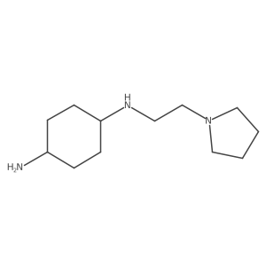 4-N-(2-pyrrolidin-1-ylethyl)cyclohexane-1,4-diamine Structure
