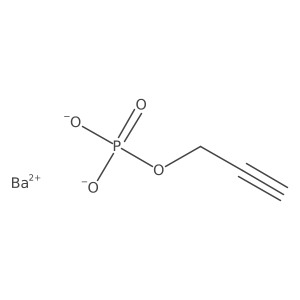 Barium(2+);prop-2-ynyl phosphate Structure