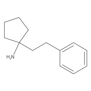 1-(2-Phenylethyl)cyclopentan-1-amine Structure