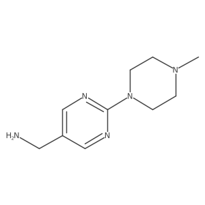 (2-(4-Methylpiperazin-1-yl)pyrimidin-5-yl)methanamine结构式