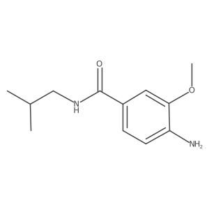 4-Amino-3-methoxy-N-(2-methylpropyl)benzamide Structure