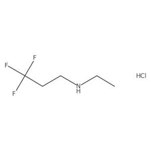 Ethyl(3,3,3-trifluoropropyl)amine hydrochloride Structure