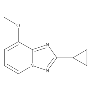 2-Cyclopropyl-8-methoxy[1,2,4]triazolo[1,5-a]pyridine结构式