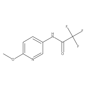 Acetamide, 2,2,2-trifluoro-N-(6-methoxy-3-pyridinyl)- Structure