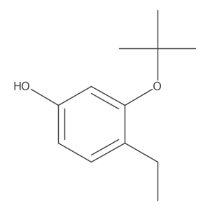 3-(Tert-butoxy)-4-ethylphenol结构式