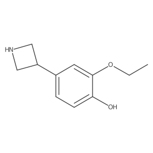 4-(Azetidin-3-yl)-2-ethoxyphenol Structure