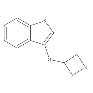 3-(1-Benzothiophen-3-yloxy)azetidine Structure
