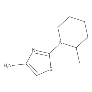 2-(2-Methylpiperidin-1-yl)thiazol-4-amine结构式