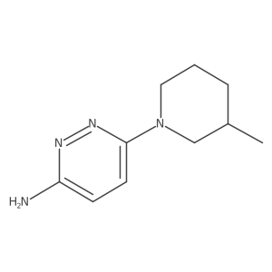 6-(3-Methylpiperidin-1-yl)pyridazin-3-amine Structure