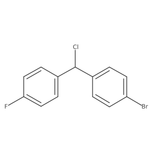 1-Bromo-4-(chloro(4-fluorophenyl)methyl)benzene Structure
