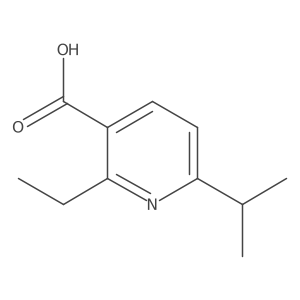 2-Ethyl-6-(propan-2-yl)pyridine-3-carboxylic acid Structure