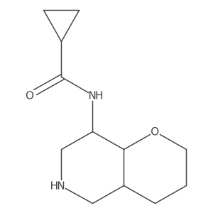 N-((4aS,8R,8aS)-octahydro-2H-pyrano[3,2-c]pyridin-8-yl)cyclopropanecarboxamide Structure