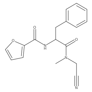 N-(cyanomethyl)-2-[(furan-2-yl)formamido]-N-methyl-3-phenylpropanamide Structure