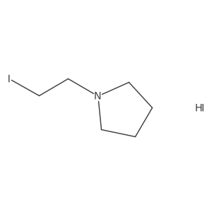 1-(2-Iodoethyl)pyrrolidine hydroiodide结构式