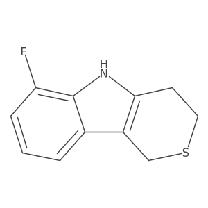 6-Fluoro-1,3,4,5-tetrahydrothiopyrano[4,3-b]indole Structure