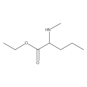 Ethyl 2-(methylamino)pentanoate Structure