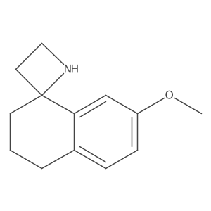 7'-methoxy-3',4'-dihydro-2'H-spiro[azetidine-2,1'-naphthalene]结构式
