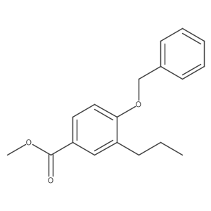 Methyl 4-benzyloxy-3-propylbenzoate结构式