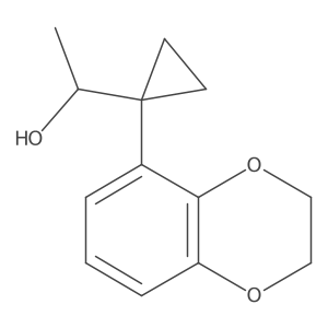 1-[1-(2,3-Dihydro-1,4-benzodioxin-5-yl)cyclopropyl]ethan-1-ol Structure