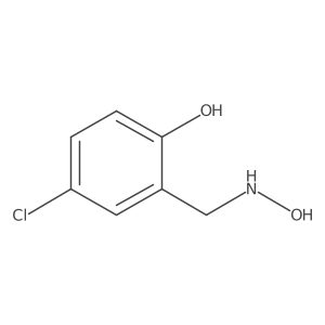 4-Chloro-2-[(hydroxyamino)methyl]phenol Structure