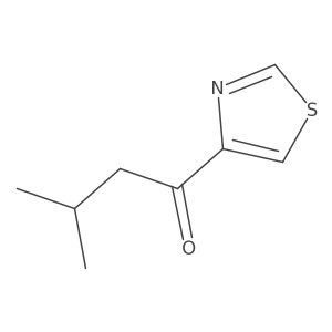 3-Methyl-1-(1,3-thiazol-4-YL)butan-1-one结构式